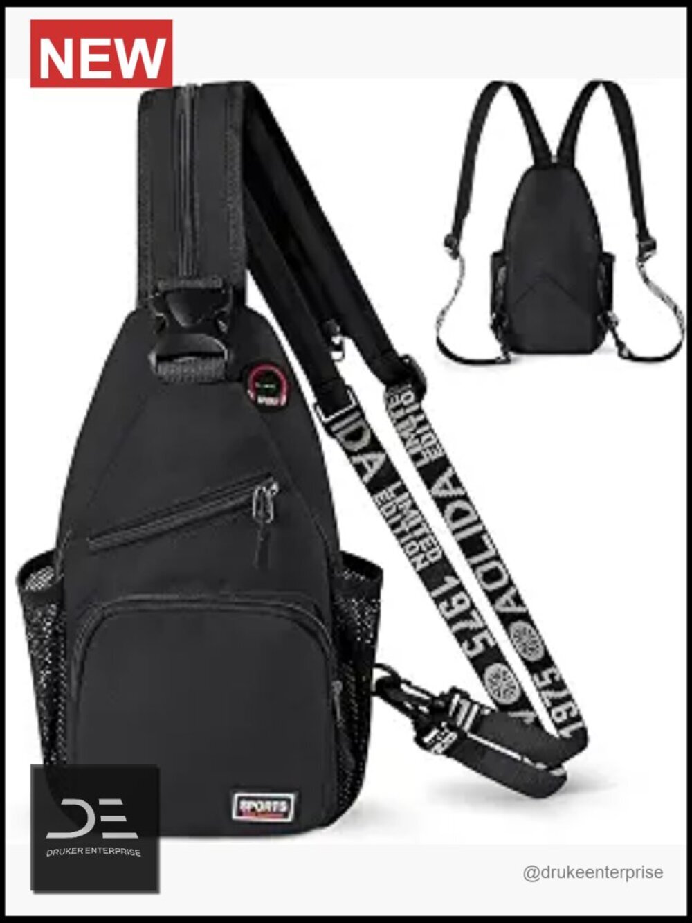 Convertible Sling Bag Backpack Crossbody for Travel Sport Hiking Commute Fits
